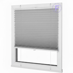 Плісе тканинні жалюзі Сірий