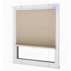 Плісе тканинні жалюзі Латте