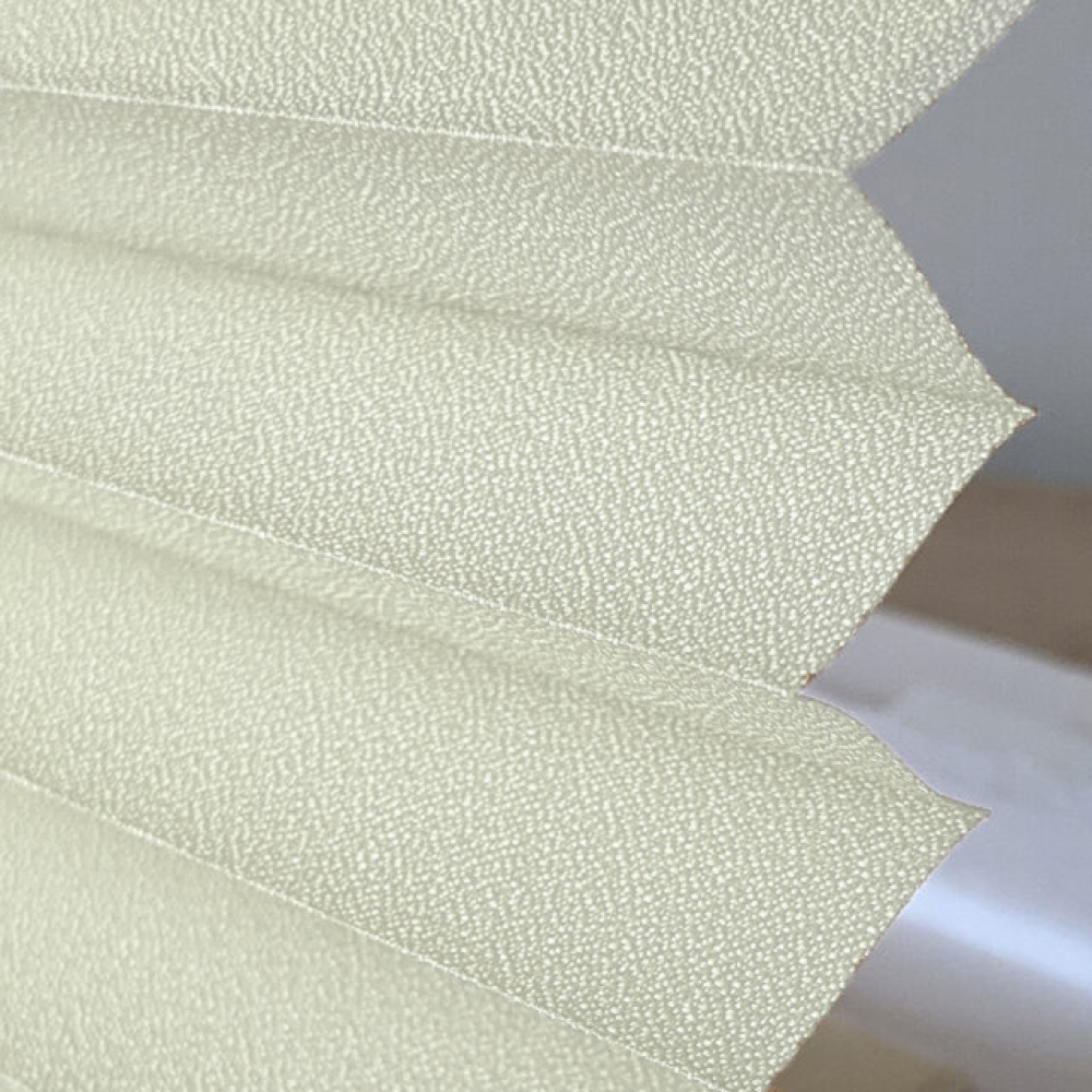 Плісе тканинні жалюзі Айворі