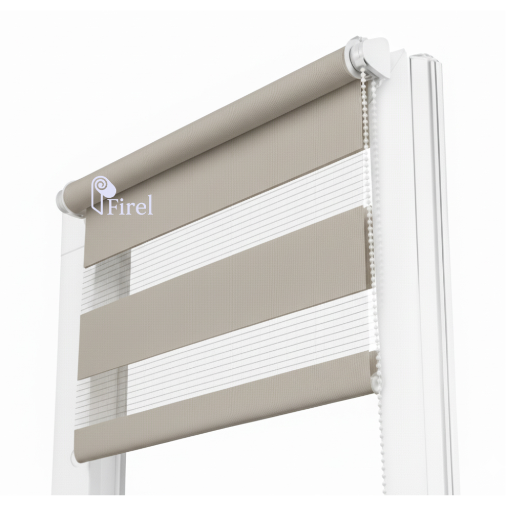 Ролети на вікна  День-ніч  FIREL Мокко