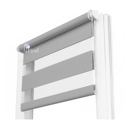 Ролети на вікна  День-ніч  FIREL Сірий