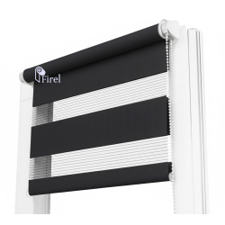 Ролети на вікна  День-ніч  FIREL Чорний