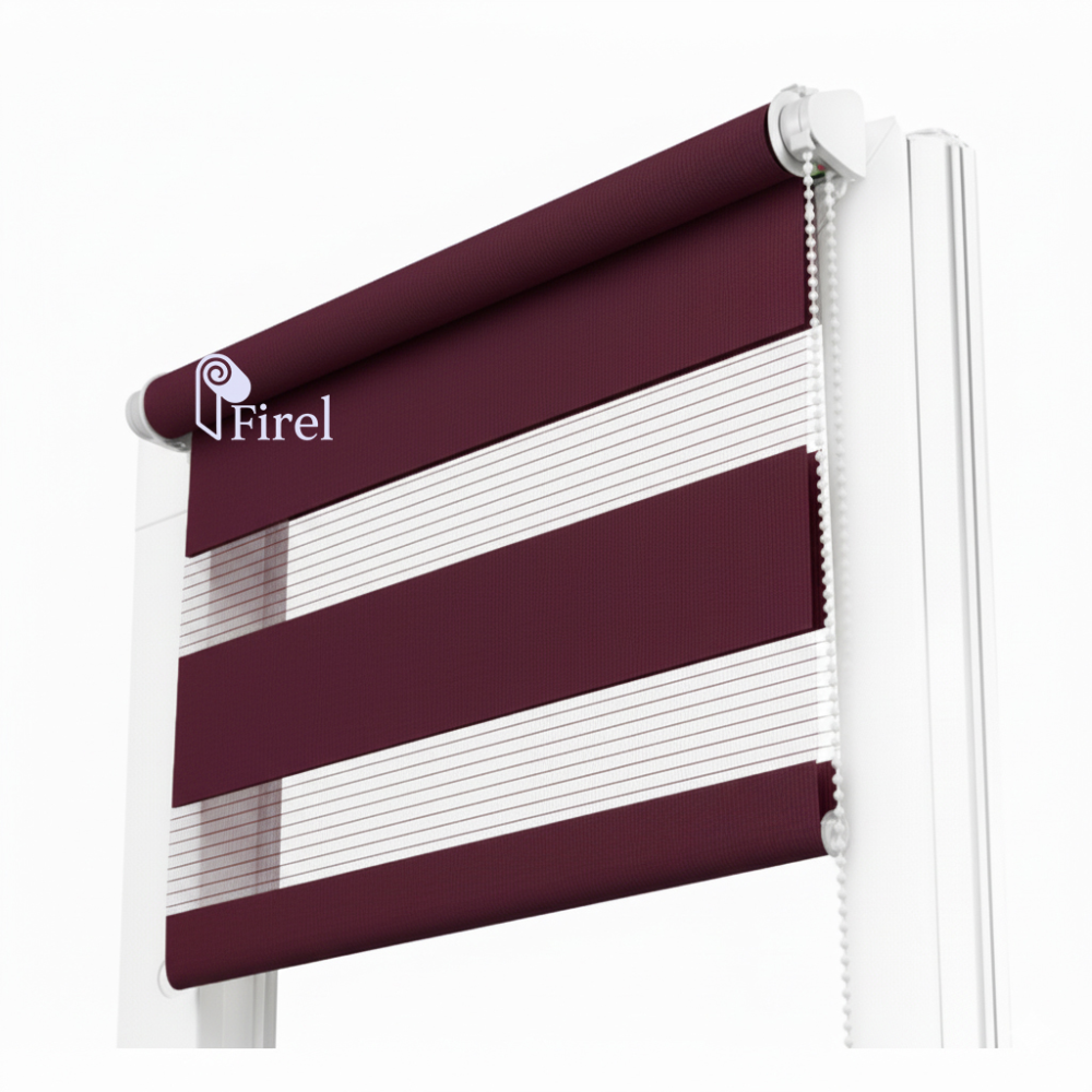 Ролети на вікна  День-ніч  FIREL Баклажановий