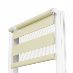 Ролети на вікна День-ніч FIREL Кремовий Ролети на вікна День-ніч FIREL Кремовий