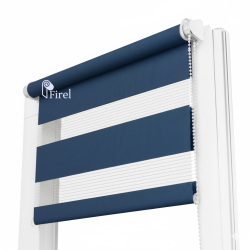 Ролети на вікна  День-ніч  FIREL Синій