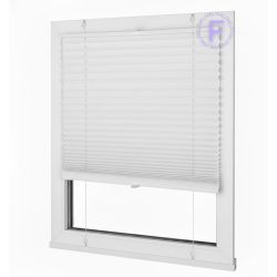 Плиссе тканевые жалюзи Белый Плиссе тканевые жалюзи Белый