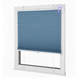 Плиссе тканевые жалюзи Голубой Плиссе тканевые жалюзи Голубой
