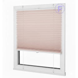 Плиссе тканевые жалюзи Светло-розовый Плиссе тканевые жалюзи Светло-розовый