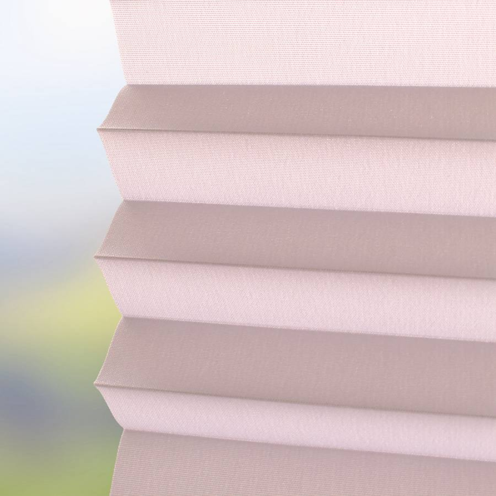 Плиссе тканевые жалюзи Светло-розовый