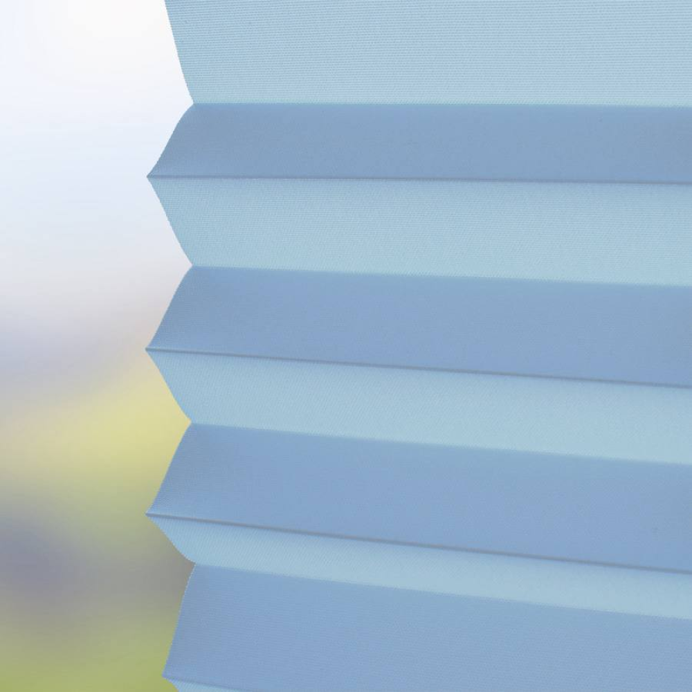 Плиссе тканевые жалюзи Голубой
