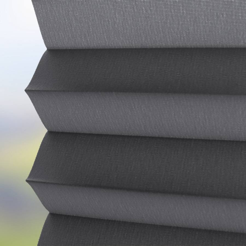 Плісе тканинні жалюзі Темно-сірий