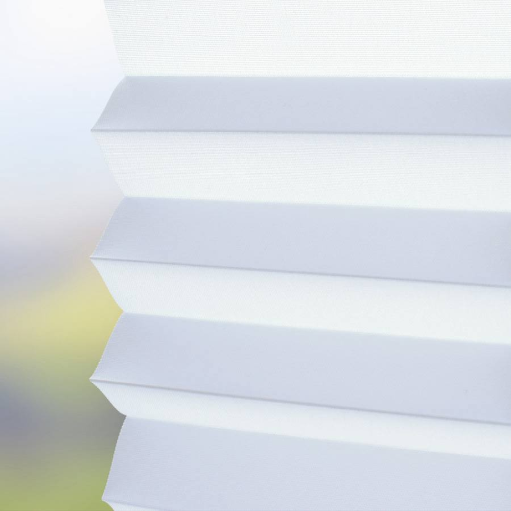 Плиссе тканевые жалюзи Белый
